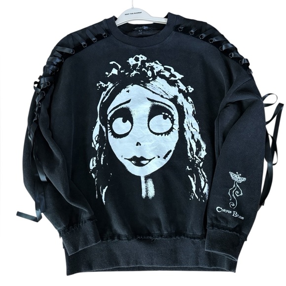 Dolls Kill X Corpse Bride Sweatshirt NWOT - Picture 1 of 7